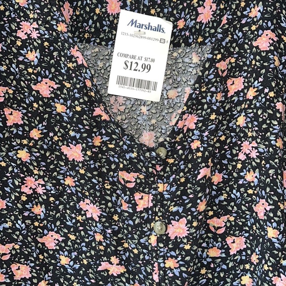 NWT American Eagle Floral Shirt - Picture 2 of 4